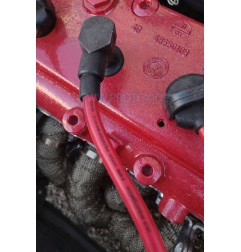 Kabli za svečke motorja Fiat 500 Abarth 4 rdeči visoko prevodni 8,8 mm Kabli za svečke, specifični za avtomobile