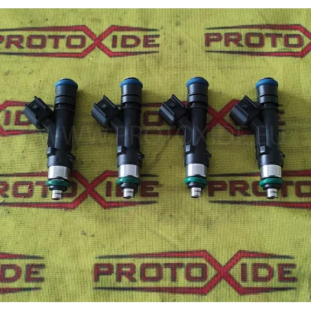 Zvětšené vstřikovače 1000 cc, vysoká impedance, délka 60 mm. Vstřikovače podle průtoku.