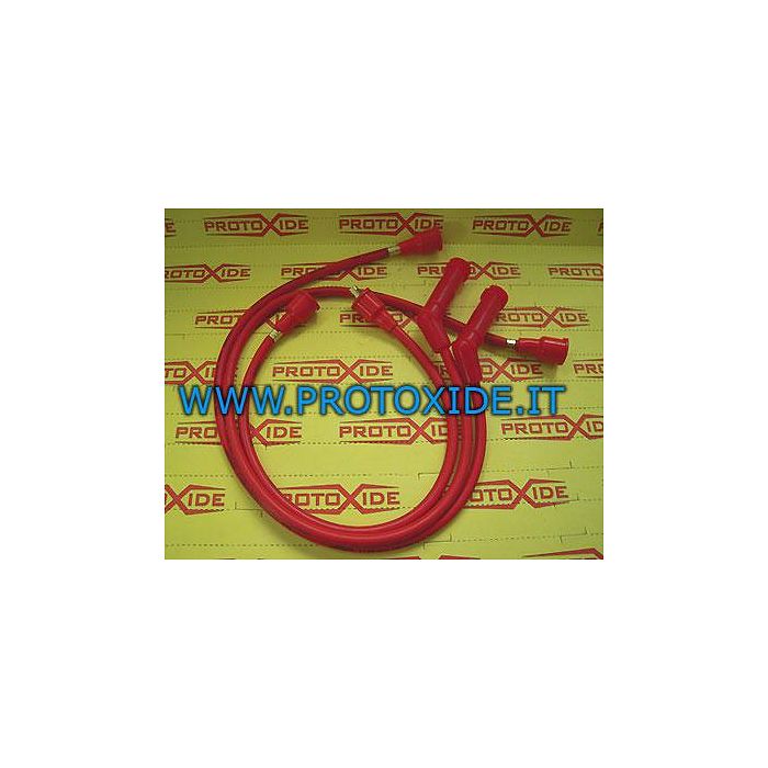Cavi candela Fiat vecchia 500 alta conducitbilità 8.8mm rossi Cavi Candela specifici x auto Cavi candela Fiat vecchia 500 alta conducitbilità 8.8mm rossi Cavi Candela specifici x auto