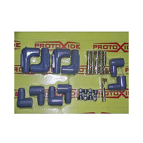 Set cappucci terminali cavi candela alta tensione 10 plug Cavo candela - Terminali per fai da te