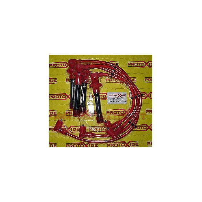 Spark plug wires for Fiat Punto 1.2 16V 2nd series Specific spark wire plug for cars Spark plug wires for Fiat Punto 1.2 16V 2nd series Specific spark wire plug for cars
