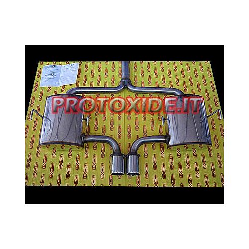 Silenciador de escape trasero deportivo homologado de doble panza Mini Cooper S R53.Colas de escape y silenciadores