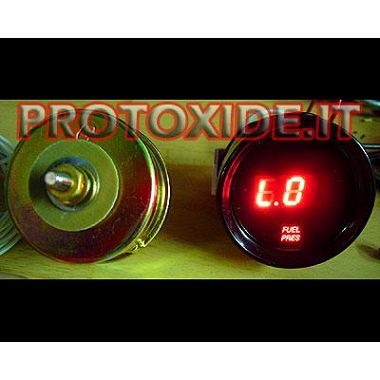 Manómetro digital de gasolina con sensor de 52 mm Manómetros Turbo, Gasolina, Aceite