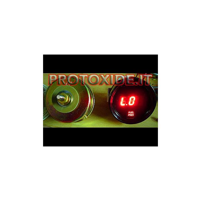 Digital fuel pressure gauge with 52mm sensor