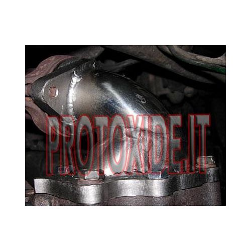 מפלט מפלט רנו 5 GT - GT25- GT28 GTX28 מגדש טורבו GBC Garrett Downpipe מנועי טורבו בנזין