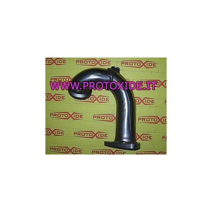 Downpipe Exhaust for Alfa Fiat Lancia Opel 115 -120 hp Downpipe Turbo Diesel and Tubes eliminates FAP