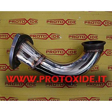 Exhaust downpipe for Grande Punto 1.9 Mjet 120-130hp Downpipe Turbo Diesel and Tubes eliminates FAP