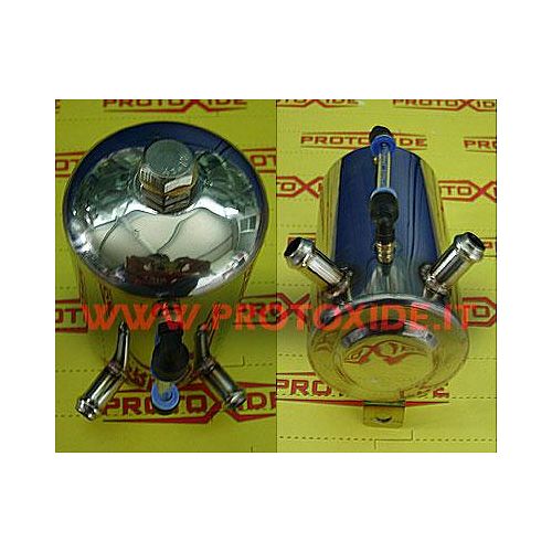 Reservoir with level indicator with 2 tubes Water, oil and fuel tanks