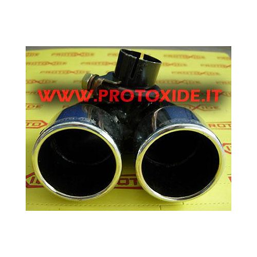 Doble punta para smart 600-700 Silenciadores y tubos de escape