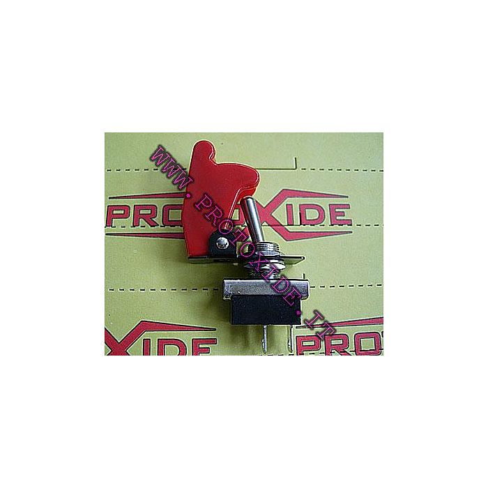 Interruttore tipo Militare colore ROSSO baby go