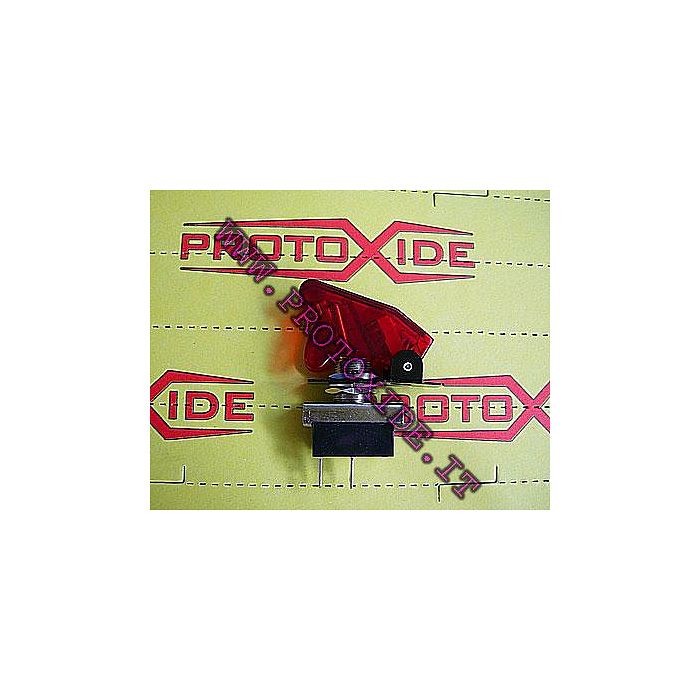 Transparent red military type switch baby go Transparent red military type switch baby go