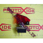 Transparent red military type switch baby go Transparent red military type switch baby go