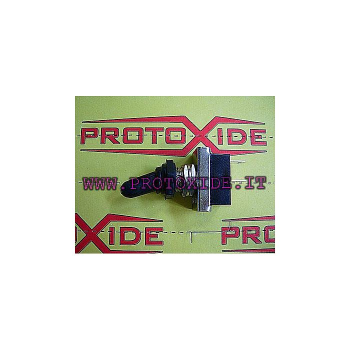 Interruptor con protección impermeable.