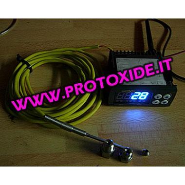 Exhaust gas temperature gauge kit with memory Temperature measurers