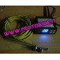 Exhaust gas temperature gauge kit with memory