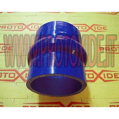 Bellows 60mm blue silicone Straight silicone hose sleeves