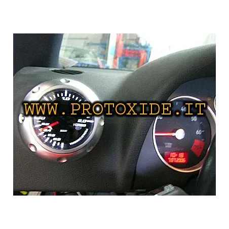 Uitlaatgastemperatuur meten op een Audi TT geïnstalleerd Temperatuurmeters