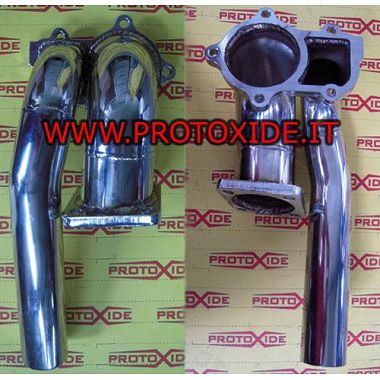 Bajante de escape sobredimensionada Lancia Delta 2000 Garrett GT30 válvula de descarga interna de acero inoxidable Downpipe