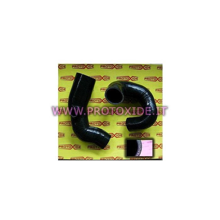 Silicon hoses blacks Lancia Delta 16V Turbo Specific sleeves for cars Silicon hoses blacks Lancia Delta 16V Turbo Specific sleeves for cars