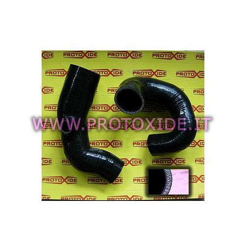 Fundas de silicona negra Lancia Delta 16V Turbo Manguitos específicos para coches