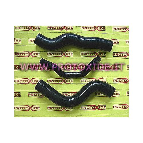 Water pipe silicone blacks Lancia Delta 16v 8-3pc Specific pipes for cars