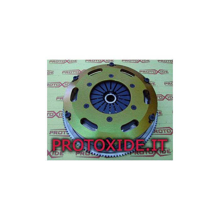 Steel flywheel kit with twin-disc clutch for Renault Clio Flywheel kit with reinforced twin-disk clutch Steel flywheel kit with twin-disc clutch for Renault Clio Flywheel kit with reinforced twin-disk clutch