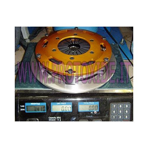Kit aluminum flywheel with twin-disc clutch Lancia Delta 8-16V Flywheel kit with reinforced twin-disk clutch