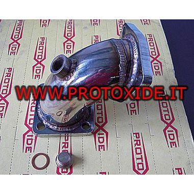 Lancia Delta 16V verhoogde stalen uitlaat downpipe 70mm Downpipe turbo benzinemotoren