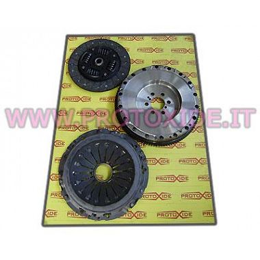 مجموعة دولاب الموازنة أحادية الكتلة مع قابض مقوى Alfa 147 - GT 1900 JTD 8- 16v 2400 مجموعة دولاب الموازنة الفولاذية مع قابض مقوى