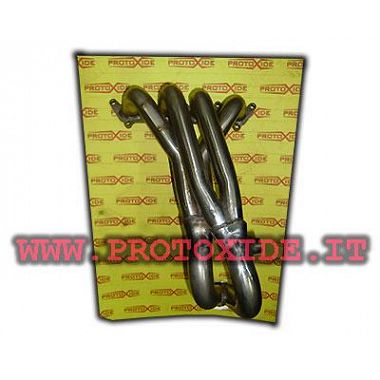 Fiat Panda 100hp 1400 16v 4-2-1 stainless steel exhaust manifolds without catalytic converter Steel exhaust manifolds for asp...