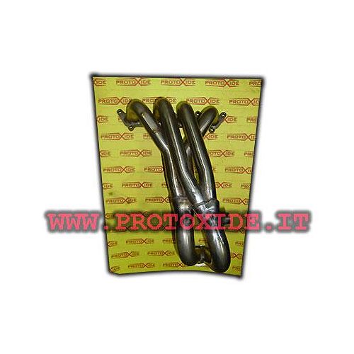 Fiat Panda 100hp 1400 16v 4-2-1 stainless steel exhaust manifolds without catalytic converter Steel exhaust manifolds for asp...
