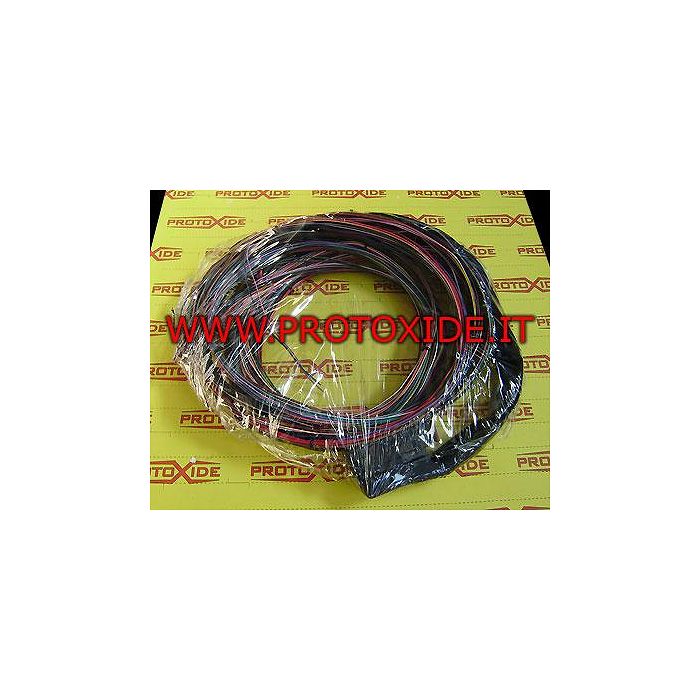 Dlhá univerzálna kabeláž pre riadiace jednotky Autronic SM3 - SM4 Konektory riadiacej jednotky a kabeláž riadiacej jednotky