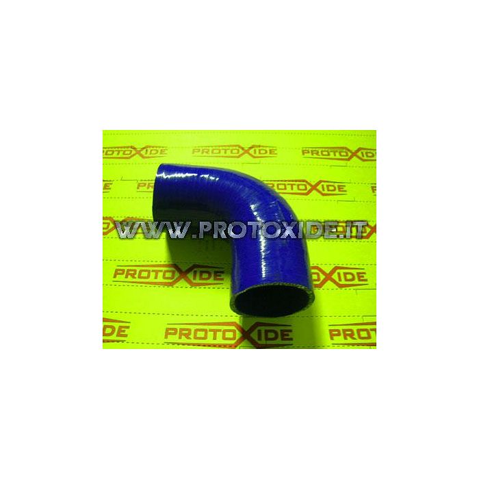 90 ° elbow silicone 60mm Reinforced silicone elbow