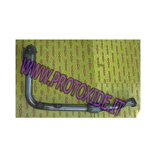 Downpipe Izplūdes Alfa Mito Cloverleaf vai Grande Punto EVO 1.4 vai 60mm SS Kit Lejas caurules turbo benzīna dzinēji