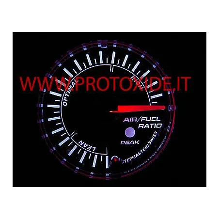 Airfuel wskaźnik stechiometryczny 60 mm Carburazione Airfuel Stechiometrico