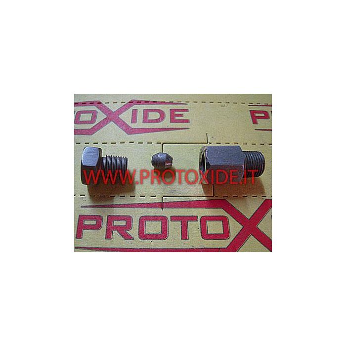 Rustfrit stål termoelement sondeholder nippel 1/8 - 10X1 Rustfrit stål termoelement sondeholder nippel 1/8 - 10X1