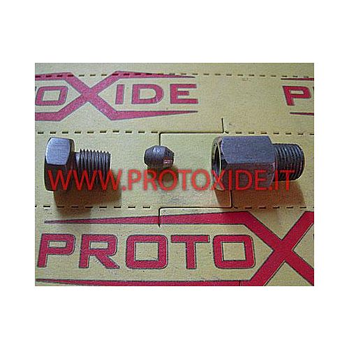 Paslanmaz çelik termokupl prob tutucu nipeli 1/8 - 10X1 Sensörler, Termokupllar, Lambda Problar