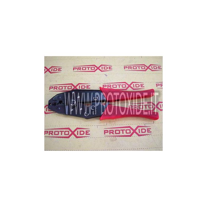 Assembly pliers for crimping spark plug cables
