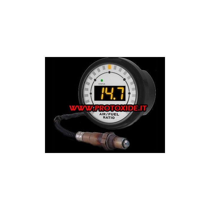 AirFuel di precisione per carburazione con sonda wideband 52mm Afr con software Carburazione Airfuel AirFuel di precisione per carburazione con sonda wideband 52mm Afr con software Carburazione Airfuel