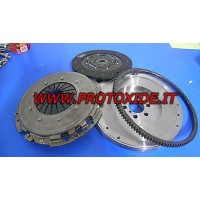 Steel flywheel kit with reinforced clutch