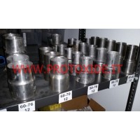 Straight reduced stainless steel pipes