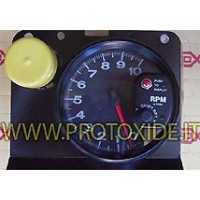 מנוע tachometer ו אורות המשמרת