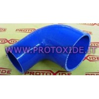 Silicone reduced elbow pipe reinforced