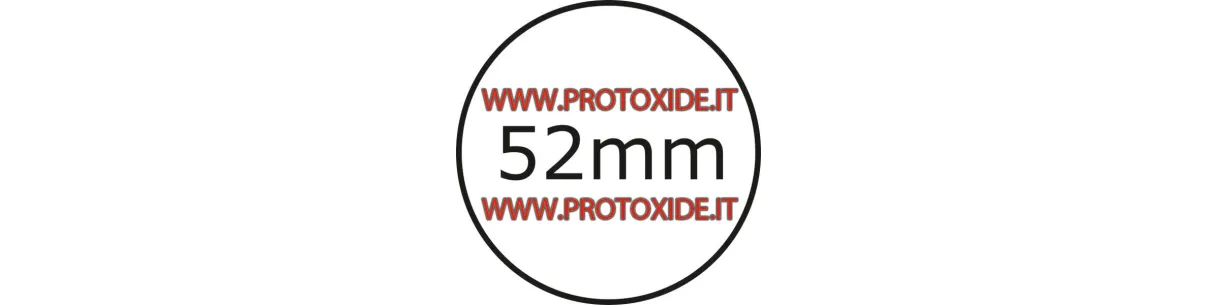 52mm pyöreät instrumentit