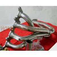 Steel exhaust manifolds for aspirated engines