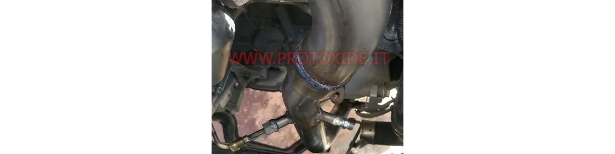 TurboDizel için iniş borusu ve DPF ve DPF'yi ortadan kaldıran hortumlar